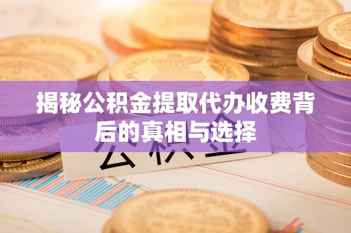 汶上揭秘公积金提取代办收费背后的真相与选择