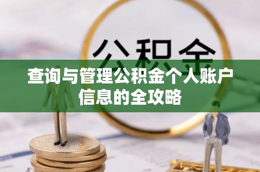 汶上查询与管理公积金个人账户信息的全攻略