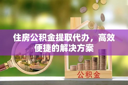 汶上住房公积金提取代办，高效便捷的解决方案