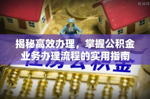汶上揭秘高效办理，掌握公积金业务办理流程的实用指南
