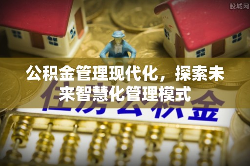 汶上公积金管理现代化，探索未来智慧化管理模式