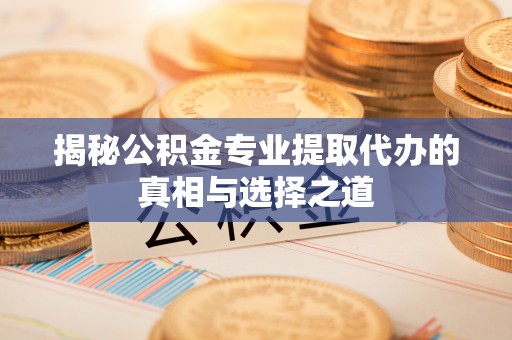 汶上揭秘公积金专业提取代办的真相与选择之道
