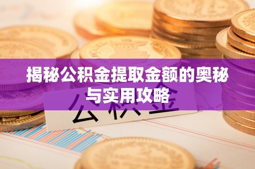 汶上揭秘公积金提取金额的奥秘与实用攻略