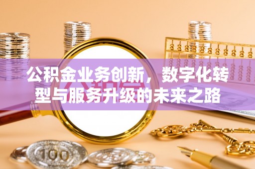 汶上公积金业务创新，数字化转型与服务升级的未来之路