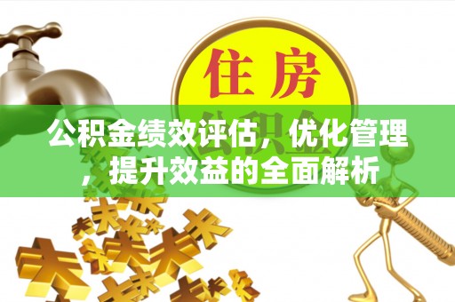 汶上公积金绩效评估，优化管理，提升效益的全面解析