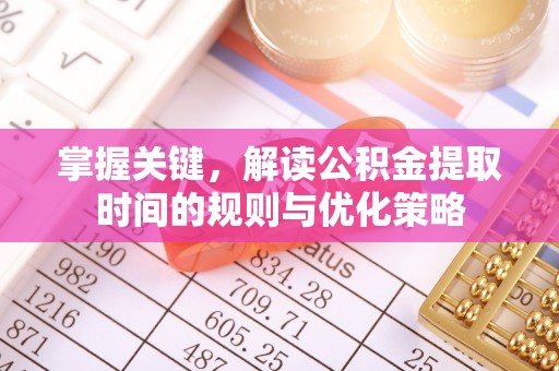 汶上掌握关键，解读公积金提取时间的规则与优化策略