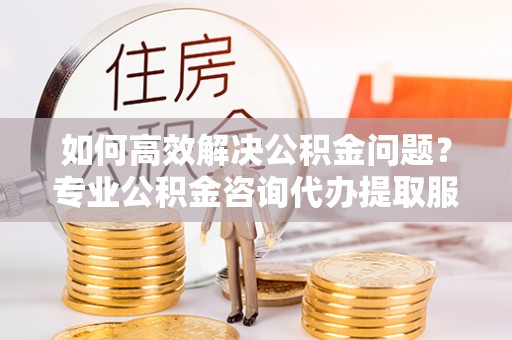 汶上如何高效解决公积金问题？专业公积金咨询代办提取服务来帮你