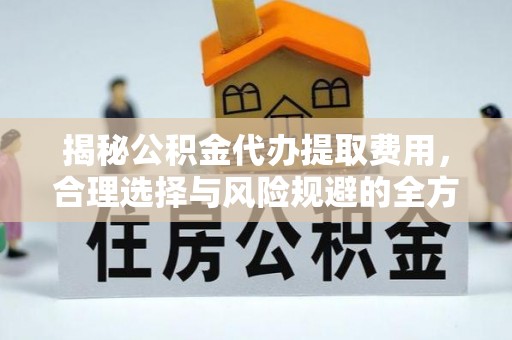 汶上揭秘公积金代办提取费用，合理选择与风险规避的全方位解析