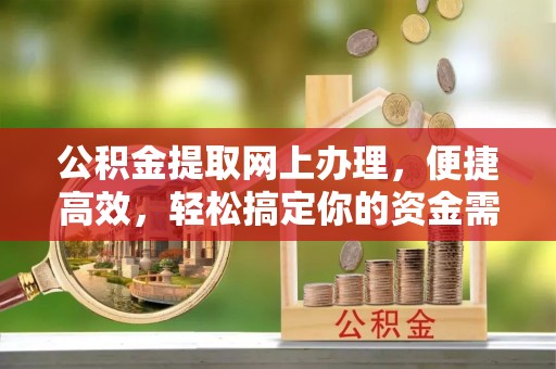 汶上公积金提取网上办理，便捷高效，轻松搞定你的资金需求