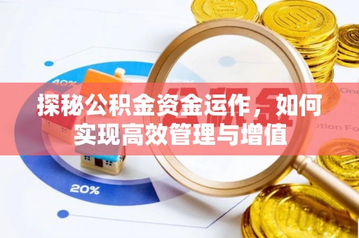 汶上探秘公积金资金运作，如何实现高效管理与增值