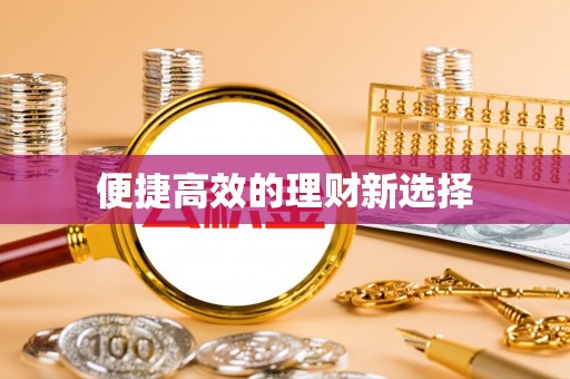 汶上便捷高效的理财新选择